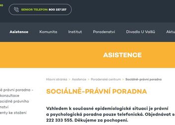 Pomoc seniorům on line